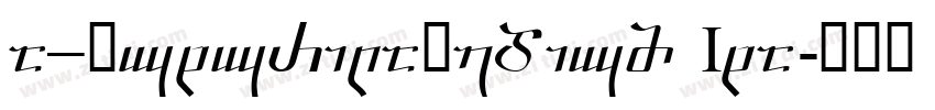 a_FuturicaMedium Ita字体转换